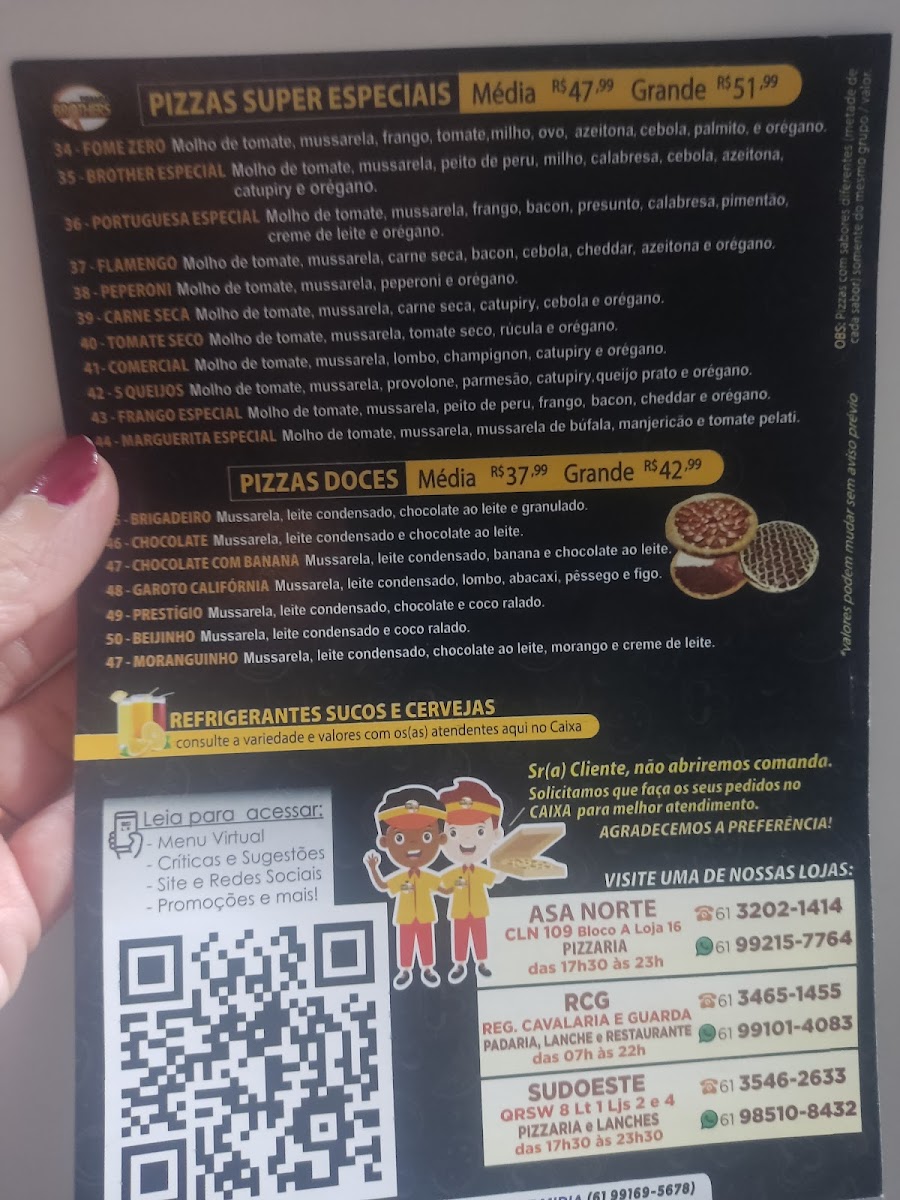 Menu Brothers Pizzaria E Lanches-2